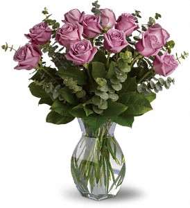 Lavender Wishes - Dozen Premium Lavender Roses in Virginia Beach VA, Posh Petals and Gifts
