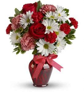 Hugs and Kisses Bouquet with Red Roses in Virginia BeachVA, Posh Petals and Gifts
