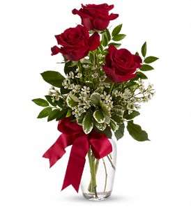 Thoughts of You Bouquet with Red Roses in Virginia BeachVA, Posh Petals and Gifts