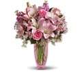 Teleflora's Pink Pink Bouquet with Pink Roses in Virginia Beach VA Posh Petals and Gifts