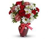 Hugs and Kisses Bouquet with Red Roses in Virginia Beach VA Posh Petals and Gifts